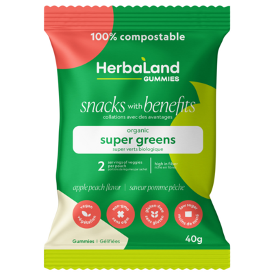 Herbaland Snacks With Benefits Super Greens