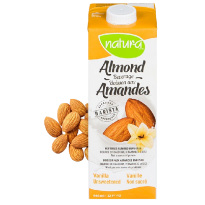 Natura Foods Almond Milk Unsweetened Vanilla