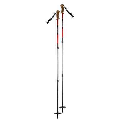 Life Sports Gear Easy Trail Hiking Poles Black/Red