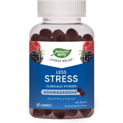 Nature's Way Less Stress Ashwagandha Mixed Berry