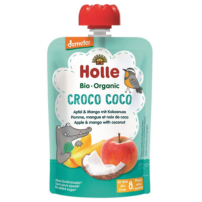 Holle Organic Pouch Croco Coco Apple & Mango With Coconut