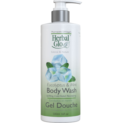 Herbal Glo Hand & Body Wash Eucalyptus Mint