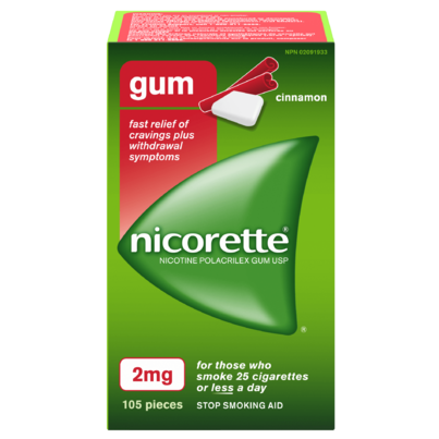 NICORETTE Gum Cinnamon 2mg