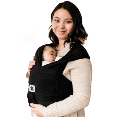 Baby K'tan Pre-Wrapped Ready To Wear Baby Carrier Original Black