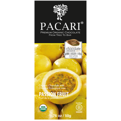 Pacari Premium Organic Chocolate Passion Fruit