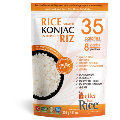 Better Than Rice Non Drain & Odor Less Rice Shaped Konjac