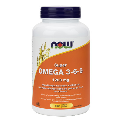 NOW Foods Super Omega 3-6-9 1200 Mg