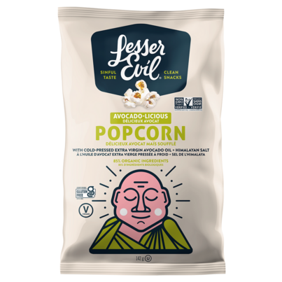 LesserEvil Buddha Bowl Avocado-Licious Popcorn