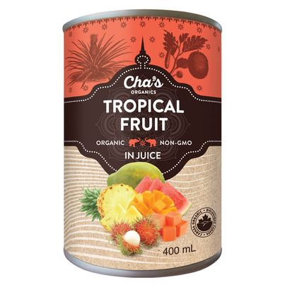 Cha's Organics Tropical Fruit In Juice