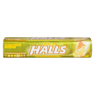 Halls Cough Tablets Honey Lemon