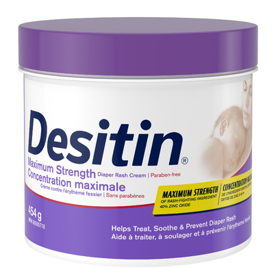 Desitin Diaper Rash Cream For Baby With Zinc Oxide Maximum Strength