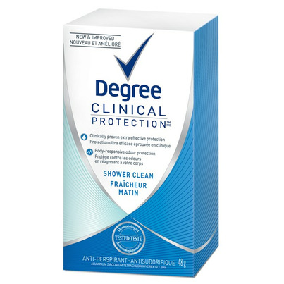 Degree Women Clinical Protection Shower Clean Anti-Perspirant Stick
