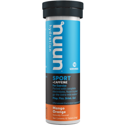 Nuun Hydration Sport + Caffeine Mango Orange