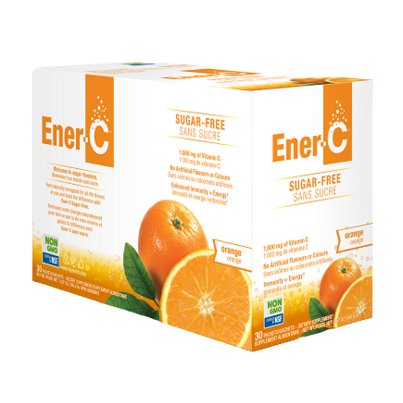 Ener-Life Ener-C 1,000mg Vitamin C Drink Mix Sugar Free Orange