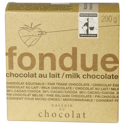 Galerie Au Chocolat Milk Chocolate Fondue