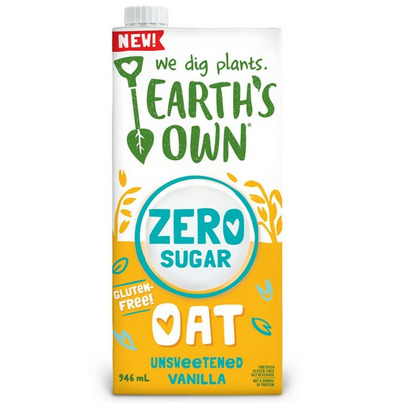 Earth's Own Oat Unsweetened Vanilla Zero Sugar
