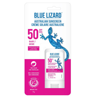 Blue Lizard Baby Sunscreen Stick SPF50