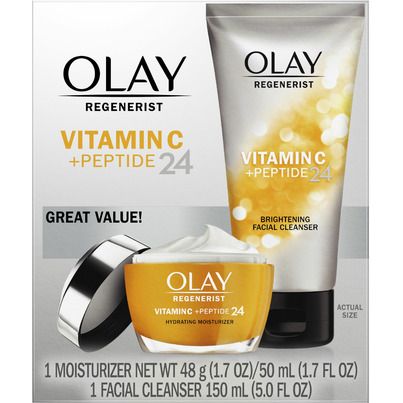 Olay Regenerist Vitamin C + Peptide 24 Duo Pack Cleanser Moisturizer