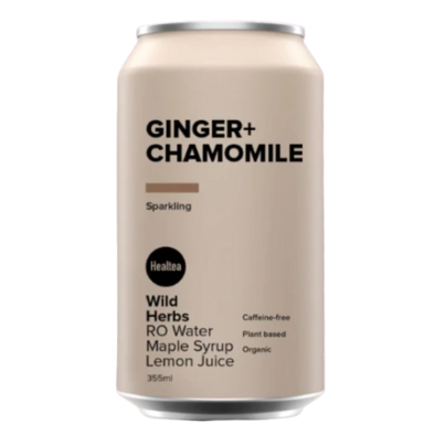 HealTea Ginger Chamomile Sparkling Beverage