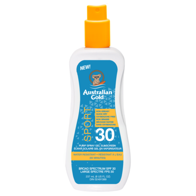 Australian Gold Spray Gel Sport Sunscreen SPF 30