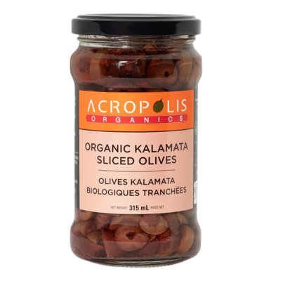Acropolis Organics Organic Kalamata Sliced Olives