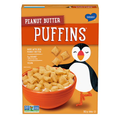 Barbara's Peanut Butter Puffins Cereal