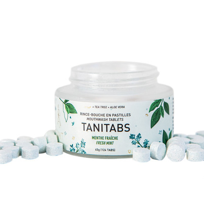 TANIT Mouthwash Tablets Glass Jar