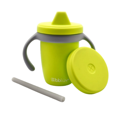 Bbluv Kup Convertible Silicone Sippy Cup Lime