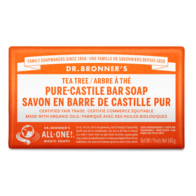 Dr. Bronner's Pure Castile Bar Soap Tea Tree