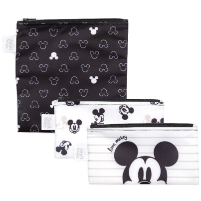 Bumkins Reusable Snack Bags Disney Love Mickey
