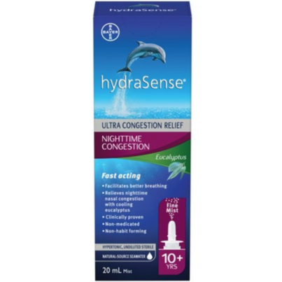 HydraSense Ultra Congestion Relief Nighttime