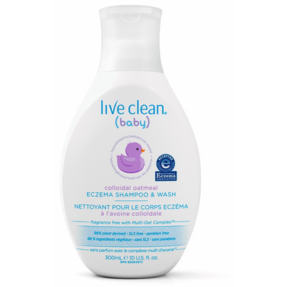 Live Clean Baby Collodial Oatmeal Eczema Shampoo & Wash