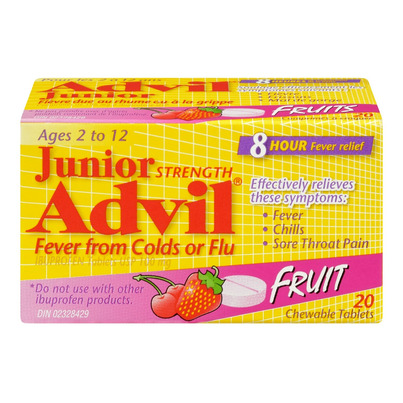 Advil Junior Strength Fever From Colds Or Flu Chewables