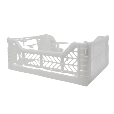 Aykasa Midi Foldable Crate White