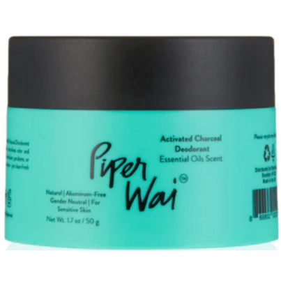PiperWai Activated Charcoal Natural Deodorant
