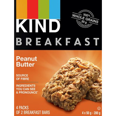 KIND Breakfast Bars Peanut Butter