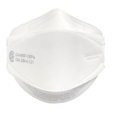 CANADAMASQ Q100 CSA Certified N95 Respirator Mask Medium White