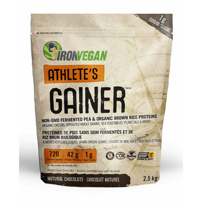 IronVegan Athlete's Gainer Protein Natural Chocolate