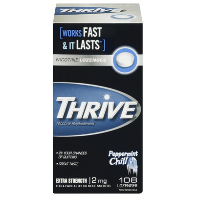 Thrive Lozenges Nicotine Replacement Peppermint Chill