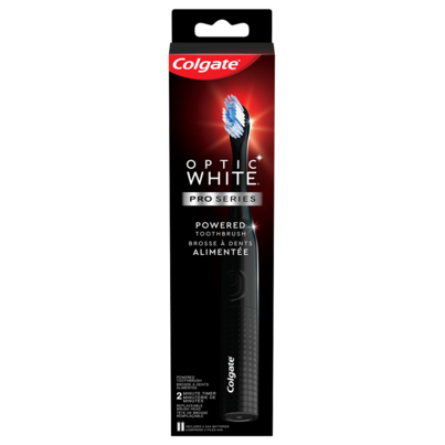 Colgate Optic White Pro Series Battery Toothbrush Black