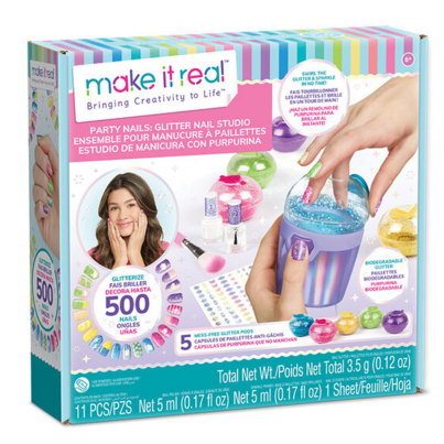 Make It Real Party Nails Glitter Nail Studio