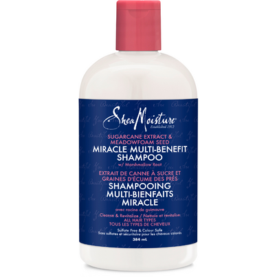 Shea Moisture Silicone Free Dry Hair Shampoo Sugarcane Extract & Meadowfoam