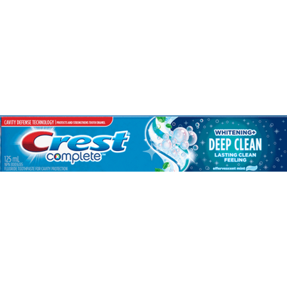 Crest Complete Whitening Plus Deep Clean Toothpaste