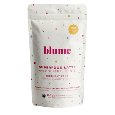 Blume Superfood Birthday Cake Latte Mix