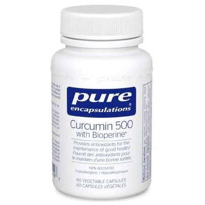 Pure Encapsulations Curcumin 500 With Bioperine
