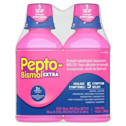 Pepto Bismol Extra Strong Liquid Twin Pack Original