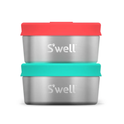 S'well Condiment Set Tangerine Turquoise