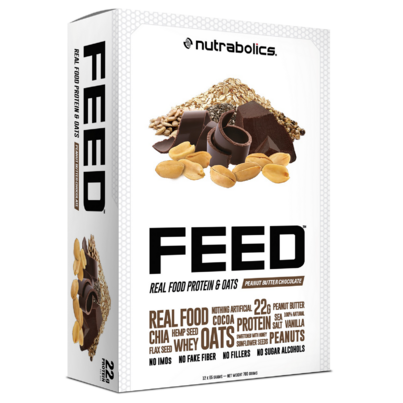 Nutrabolics Feed Protein Bar Peanut Butter Chocolate