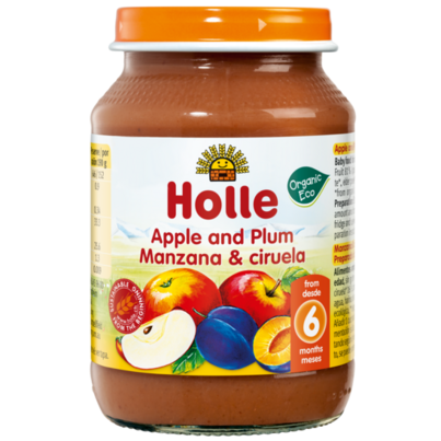 Holle Organic Jar Apple & Plum