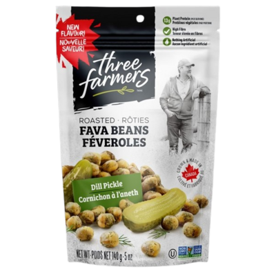 Three Farmers Roasted Fava Beans Dill Pickle